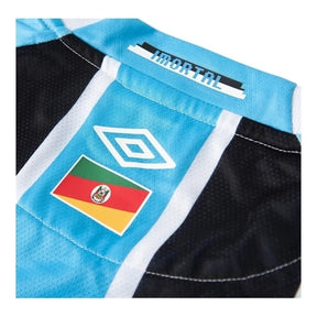 Camisa Grêmio I 25/26 manga longa - Torcedor Umbro Masculina - Azul e preta