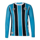 Camisa Grêmio I 25/26 manga longa - Torcedor Umbro Masculina - Azul e preta