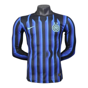 Camisa Inter de Milão I 25/26 manga longa - Jogador Nike Masculina - Azul