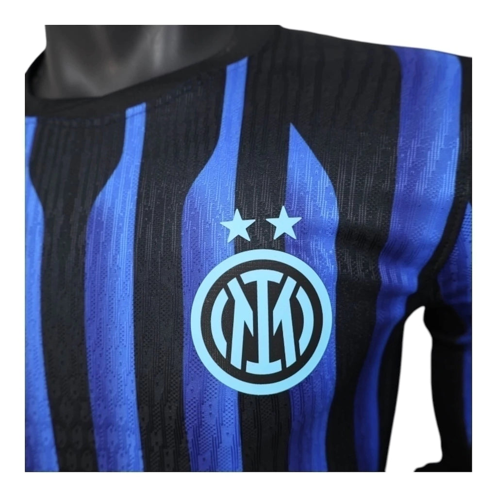 Camisa Inter de Milão I 25/26 manga longa - Jogador Nike Masculina - Azul