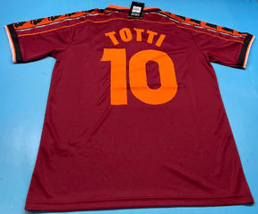 Camisa RETRÔ Roma 2001/2002 TOTTI - Masculina - (Pronta entrega)