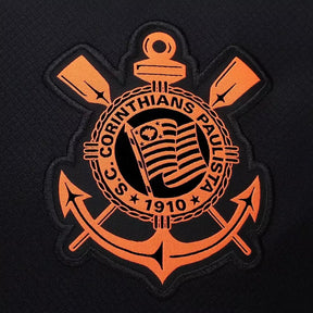 Kit Infantil Nike Total 90 Corinthians III 2025 Preto e Laranja